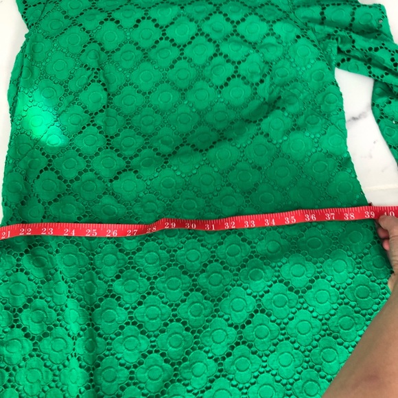 Talbots Dresses Talbots Green Eyelet Sheath Dress Size 2 Kelly